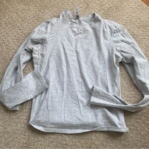 Gray Long Sleeve t shirt SKIMS